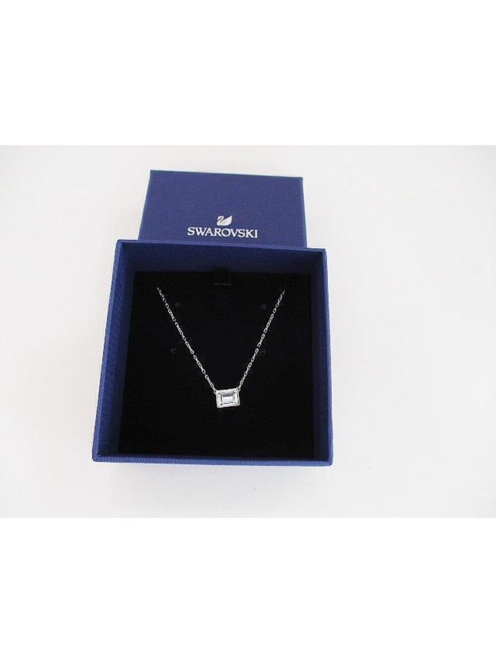 NWT Swarovski Simple Crystal Tennis Necklace